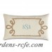 Eastern Accents Badu Briseyda Shell 3-Letter Monogram Throw Pillow HXF1492